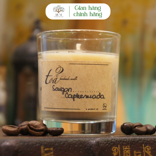 Nến Concept Saigon Caphesuada 210g | Tỏa Handmade Candle