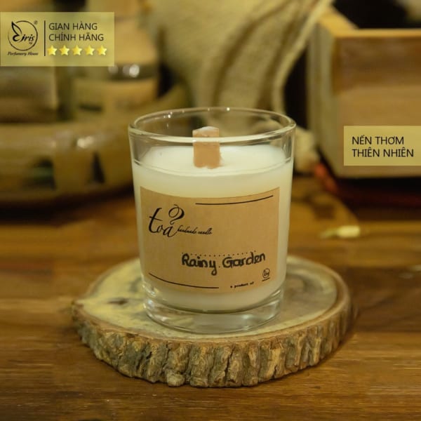 Nến concept Rainy Garden | Tỏa Handmade Candle