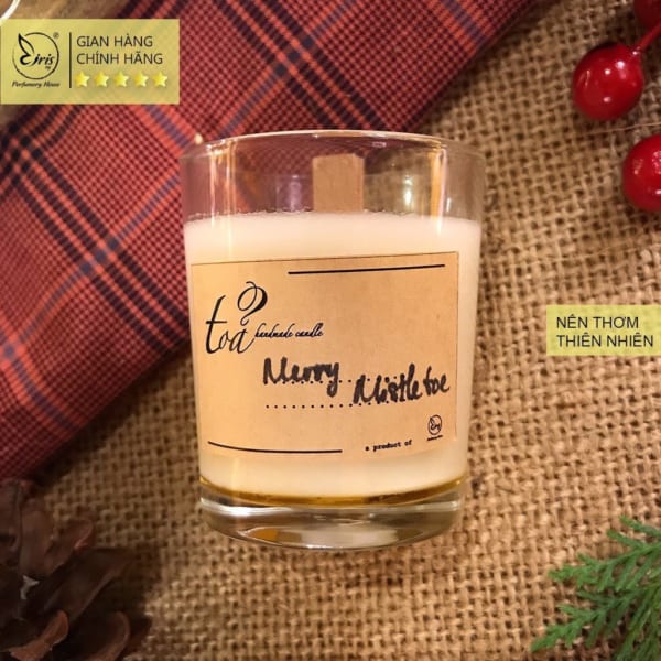 Nến Thơm Concept Merry Mistletoe , Tỏa Handmade Candle, Nến Thơm Thư Giãn