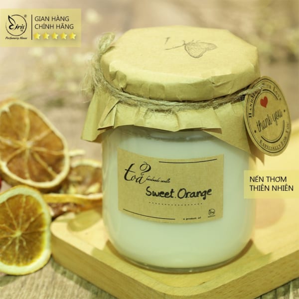 Nến Đơn Hương Cam ngọt | Tỏa Handmade Candle