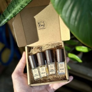 THE VIETNAMESE COLLECTION - Combo 4 Lọ Nước Hoa Handmade 3ml nắp gỗ limited